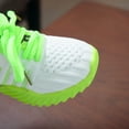thumbnail image 5 of KaLI_store Sneakers for Toddlers Kids Basketball Shoes Air Cushion Sneakers Girls Mid Top School Training Shoes Non-Slip Outdoor Sports Shoes,Green, 5 of 5