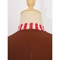 thumbnail image 5 of YiZYiF Kids Gingerbread Dress for Girls Christmas Cookie Cosplay Gingerbread Man Dance Costume Tutu Dress Brown 10, 5 of 7