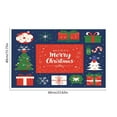 thumbnail image 3 of Hometravel Christmas Floor Mat, Festive Holiday Rug for Living Room Bedroom Kitchen, Decorative Bath Mat for Seasonal Home Decor, Party Celebration, 3 of 6