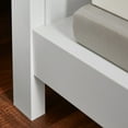 Mainstays Hillside Nightstand with Drawer, White Finish