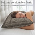 thumbnail image 5 of Grey Boho Pillow Covers King, Vintage Ethnic Tribe Abstract Art Floral Soft Brushed Microfiber Breathable Throw Pillow Covers, Decorative Pillowcase with Zipper for Couch Sofa Bedroom 20"x36", 5 of 9