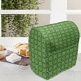 thumbnail image 4 of Geometric Lounger Chair Bag, Retro Inspired Pattern with Nested Rounds in Fresh Nature Tones Primt, High Capacity Storage with Handle Container, Lounger Size, Green and Apple Green, by Ambesonne, 4 of 5