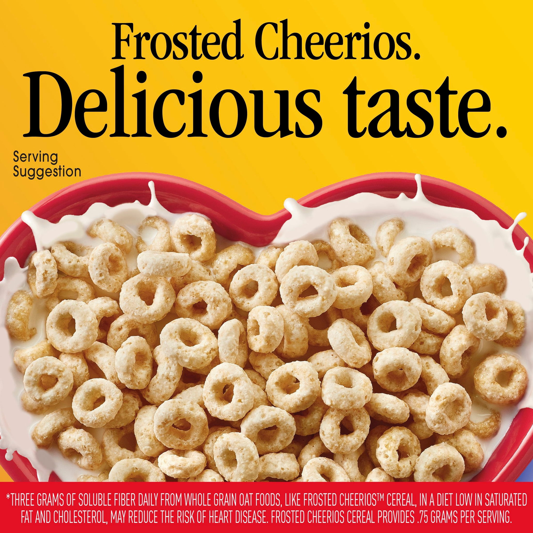 (7 pack) Frosted Cheerios, Heart Healthy Cereal, Family Size, 18.4 oz