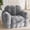 DGrey, variant on GOODONE Bean Bag Chair,Cloud Shaped Bean Bag Sofa for Adults,Super Soft Plush Lazy Sofa for Living Room and Bedroom,No Assembly Required,Beige