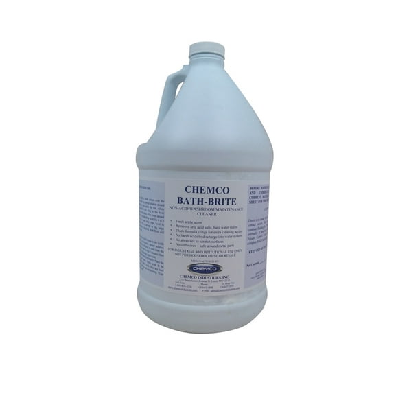 Bathroom Cleaner Bath Brite By Chemco Industrial Strength Bathroom