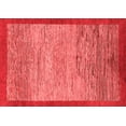 thumbnail image 1 of Ahgly Company Machine Washable Indoor Rectangle Abstract Red Modern Area Rugs, 5' x 7', 1 of 4