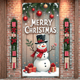 thumbnail image 6 of Decorative Design Christmas Gift Banner Festive Bow Holiday Background for Christmas Party Celebration Event Decoration, 6 of 9