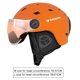 thumbnail image 3 of Casco de esquí Casco de seguridad 16 respiraderos Casco protector de esquí integrado para hombres y mujeres, 3 of 7