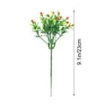 thumbnail image 2 of OULII 10Pcs Plastic Flowers Decor Fake Flower Bouquet for Indoor Use, 2 of 7