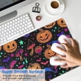 thumbnail image 4 of Long Mouse Pads for Desk,Colorful Halloween Pattern Desk Mats on Top Of Desks, Desk Mouse Pad Extra Large with 3mm Non-Slip Base and Stitched Edge for Gaming,Office,Work,Home 35.4"x15.7", 4 of 6