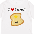 thumbnail image 4 of Inktastic I Love Toast Boys or Girls Long Sleeve Toddler T-Shirt, 4 of 5