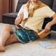 thumbnail image 5 of Fotbe Textured Bald Eagle Pantalones Cortos de Pijama para Hombre, Ropa de Dormir, Pantalones de Pijama Cortos para Hombre-X-Large, 5 of 6