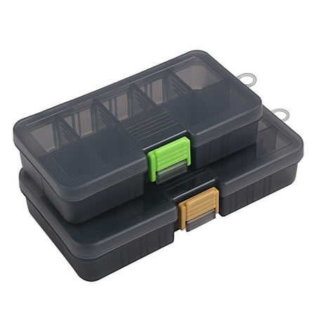 shenmeida Tackle Box Organizer Plastic Storage Boxes Bait Sequins Tackle Container Box Clear Fishing Lure Container