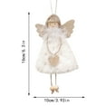 thumbnail image 3 of FHKOEGHS Christmas Display Hanging Ribbon Christmas Table Garland Snow Christmas Angel Doll Pendant Christmas Angel Girl Doll Pendant Angel Ornaments For Christmas Tree Christmas Angel, 3 of 6