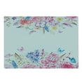 thumbnail image 2 of Shabby Flora Cutting Board, Romantic Garden Roses and Daisy Flowers Leaves Print, Decorative Tempered Glass Cutting and Serving Board, Large Size, Pale Blue Purple, by Ambesonne, 2 of 5