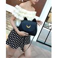 thumbnail image 5 of sac Bandoulire Pour Femme (noir), Cuir Pu, Sac Messager En Forme De Chat Mignon Kawaii, Sac Messager Sac Dcontract, 5 of 5