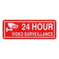 thumbnail image 1 of Uxcell 1-Pack Señal de Vigilancia por Video 24 Horas, 10" x 3.5" Señal de Advertencia Reflectante de Aluminio para Casa/Negocio, 1 of 1