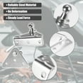 thumbnail image 4 of Unique Bargains 2 Pcs 10mm Ball Studs Mounting Brackets for Gas Strut Shock Spring Prop Lift Support Silver Tone, 4 of 6