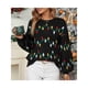 thumbnail image 5 of Suéteres Navideños para Mujer, Divertidos Suéteres con Estampado de Papá y Árbol de Navidad, Suéteres Navideños Feos. Negro L, 5 of 8