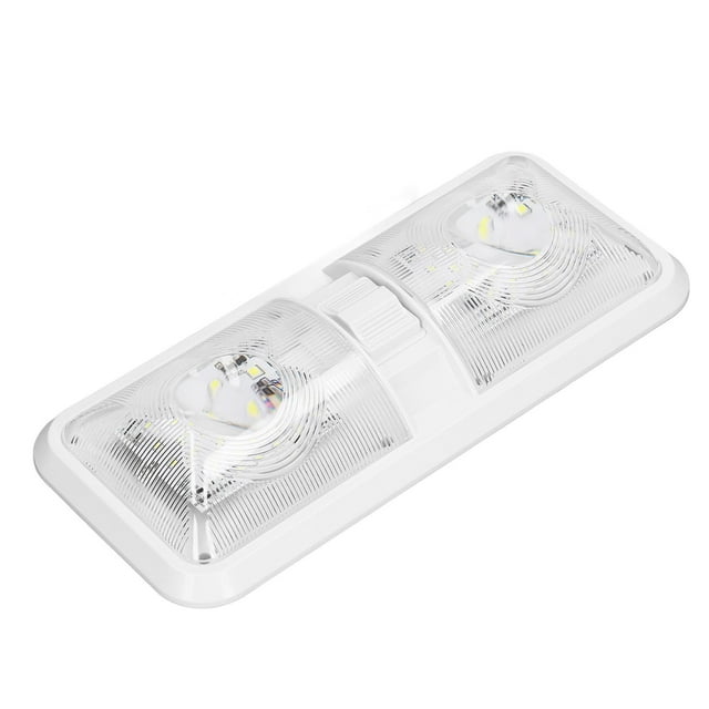 Luz Interior de 2 Cúpulas para Vehículos Recreativos Accesorio de Luz de Cúpula Doble Luz LED de Techo 600 Lm Interruptor de 3 Vías CC 12 V Barco y Yate ANGGREK Otros