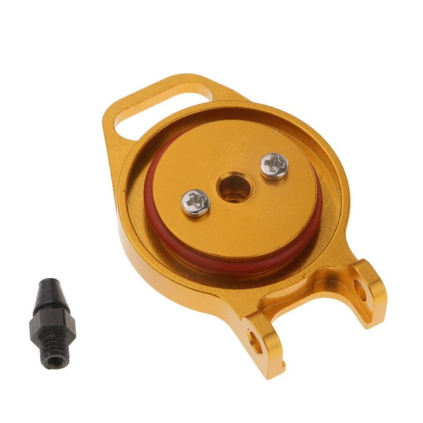 RC 102059(02004) Tapa de aluminio para tanque de combustible para coche HSP 1/10 Oro