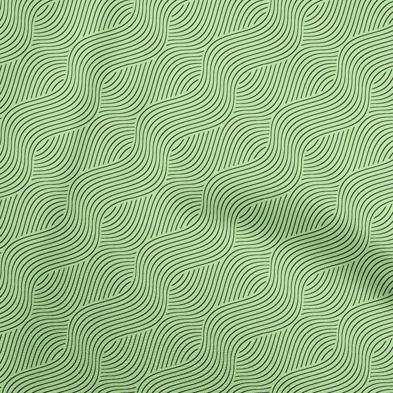 oneOone Cotton Poplin Twill Lime Fabric Moire Dress Material Fabric Print Fabric By The Yard 56 Inch Wide