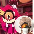 thumbnail image 2 of Hazbin Cos Niffty peluca Anime Hotel Cosplay pelucas máscara de ojo de Niffty mujeres disfraz de Halloween fiesta juego de rol Niffty Cosplay Eye, 2 of 5