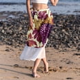 thumbnail image 6 of Grapes Stylish Chiffon Beach Dresses with Polyester Straps for Women - Summer Dresses, 6 of 6