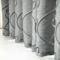 PEIBang Vines Leaves Tulle Door Window Curtain Drape Panel Sheer Scarf Insulated Curtains,78.7 Inch Long