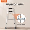 thumbnail image 2 of Andador plegable VEVOR Hemi Walker de un solo brazo para personas mayores con altura ajustable en 6 niveles, aluminio ligero | Ayuda de movilidad lateral con una sola mano para personas mayores con di, 2 of 5