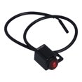 thumbnail image 4 of Light Waterproof Universal Handlebar Switch Headlight Fog Lamp On Off Button For Motorcycle ATV With 0.4in Mounting HoleLeft Side, 4 of 8