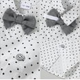 thumbnail image 2 of ZOEREA  Toddler Baby Boy Outfits Boys Gentleman Wedding Suits Set Summer Formal Short Shirt/Bowtie/Suspender 1-5T, 2 of 10