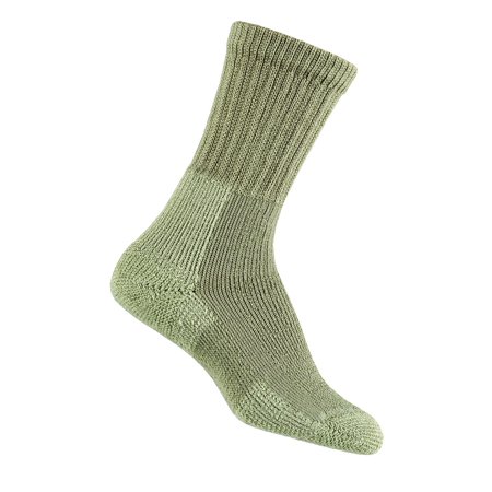 s Women's Thick Padded Hiking Socks, Crew, Khaki, Medium (Womens's Shoe Size 7.0-9.0), 86% Acrylic, 10% stretch nylon, 4% spandex By