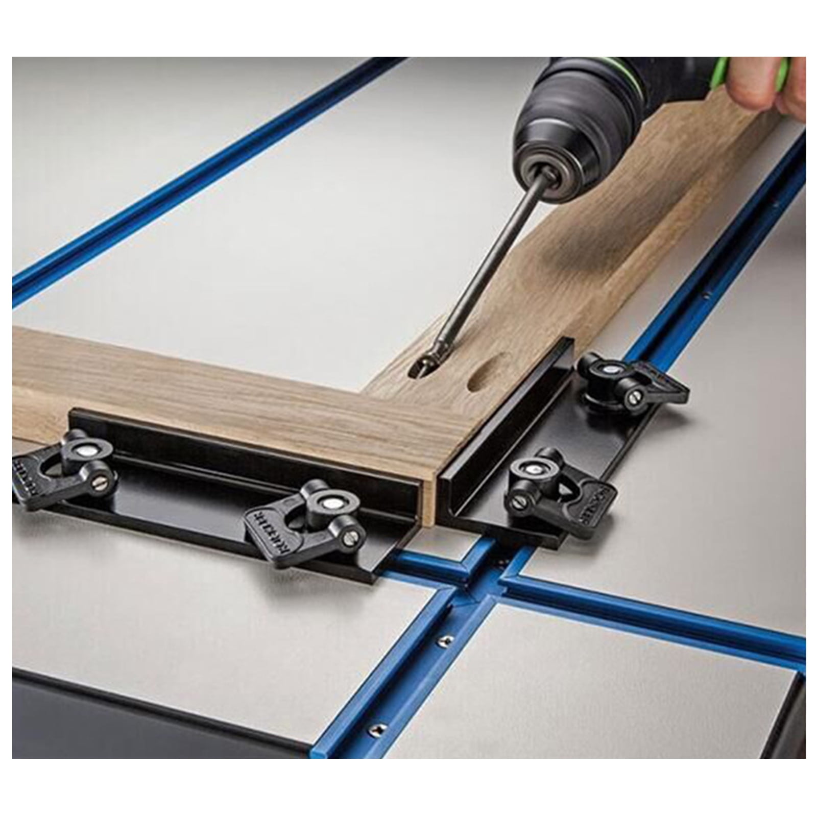 Takefuns T Track Clamp Miter Track T-Track T Screw Fixture Slot T-Slot 19x9.5mm 1220mm Woodworking Tool DIY Woodworking Tools-300mm 