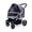 Dark gray, variant on Dog Stroller, Dog Stroller for Large Dogs, Pet Gear Travel Stroller Carrier Cat Stroller Pram for Two Cats, Breathable Oxford Cloth, Pushchair Aluminum Alloy Loading 30kg