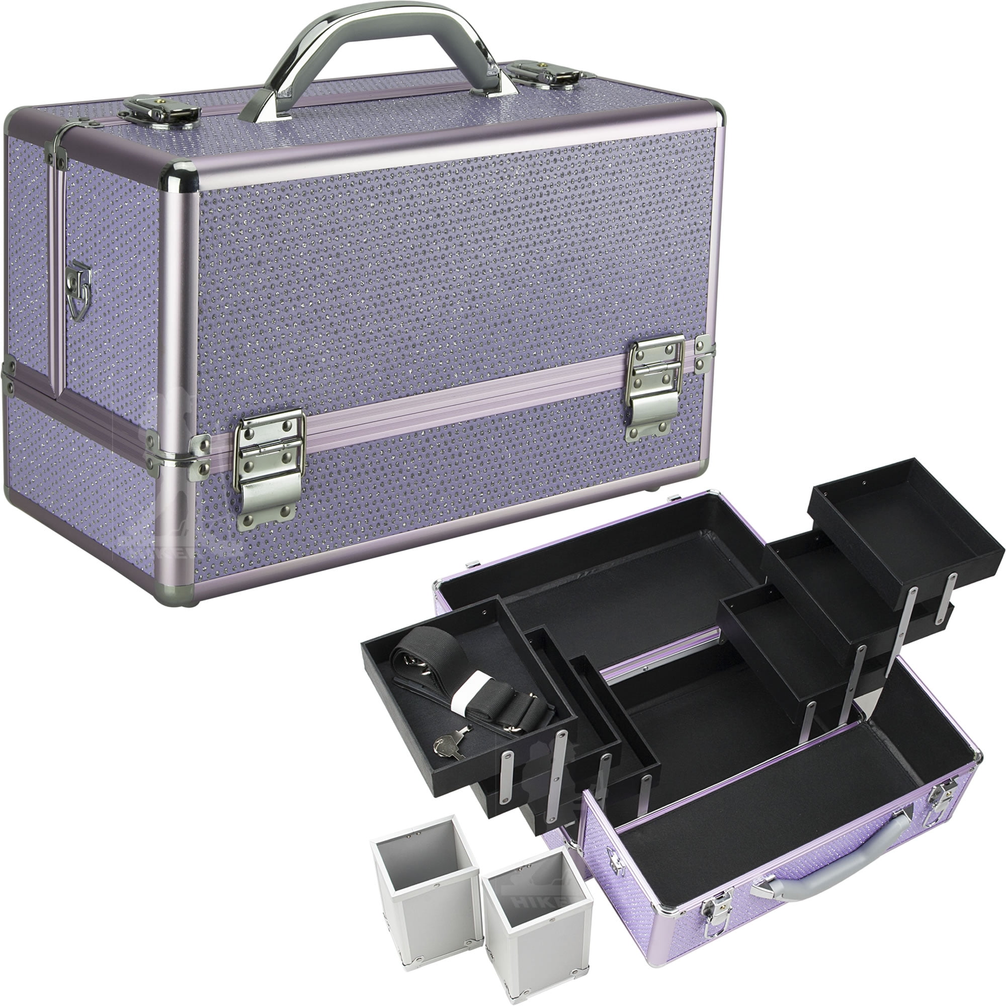 Hiker HK3201 3Tier Professional Aluminum Case with Accordion Trays and