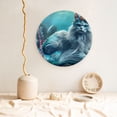 thumbnail image 5 of Wukai Cat Underwater Fantasy Print Decorative Plate for Display,Bone China Decorative Plate, Ceramic Dinner Plate with Stand, Vertical Ceramic Plate-7in, 5 of 6