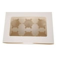 thumbnail image 1 of MesaSe 10Pcs Clear Windowed Cupcake Boxes with Removable Tray for 2/4/6 Cups Cake, 1 of 9