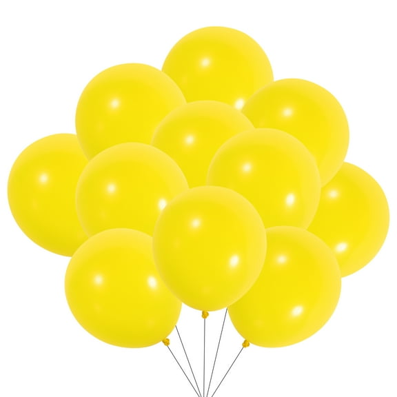Yellow Latex Balloons for Decor Use 100pcs Party Supplies Set Suitable for Various Occasions 11