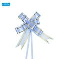 thumbnail image 3 of Unique Bargains 8' Pull Bows Gift Wrapping Pull Bow Gold Thread Style Baskets Present Bows Knot Ribbon Blue 100 Pcs, 3 of 6