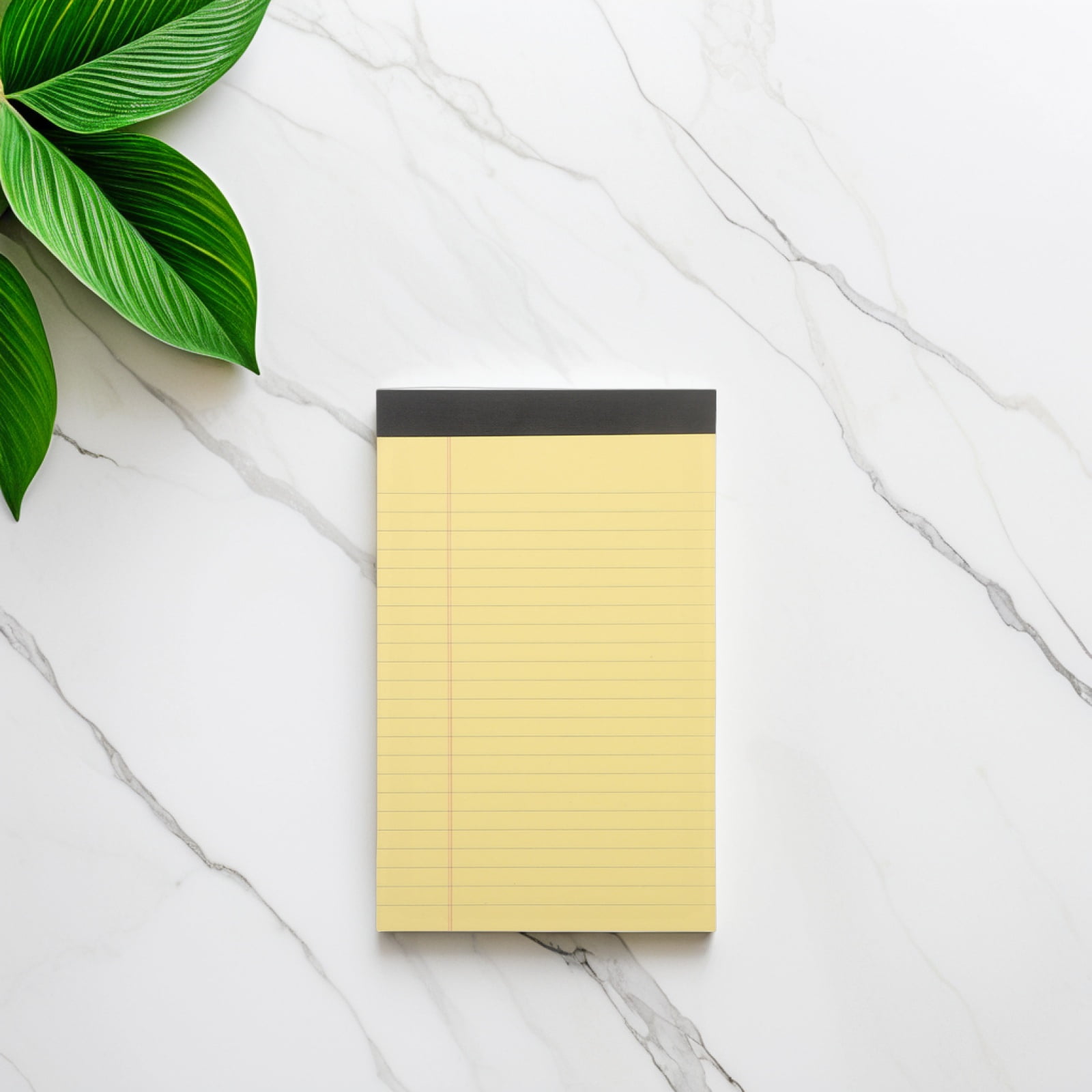 GOOHOCHY Yellow Note Pads for Students Portable and Versatile Use with Tearable Pages Legal Size 8.5 x 11 Inches