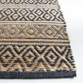 thumbnail image 4 of SAFAVIEH Natural Fiber Baxter Geometric Area Rug, Black/Natural, 4' x 6', 4 of 9