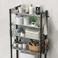 thumbnail image 5 of Over Toilet Bathroom Organizer, 4-Tier Over The Toilet Storage Shelf Bathroom Shelves, Above Toilet Storage Rack Bathroom Space Saver, Black, 5 of 14