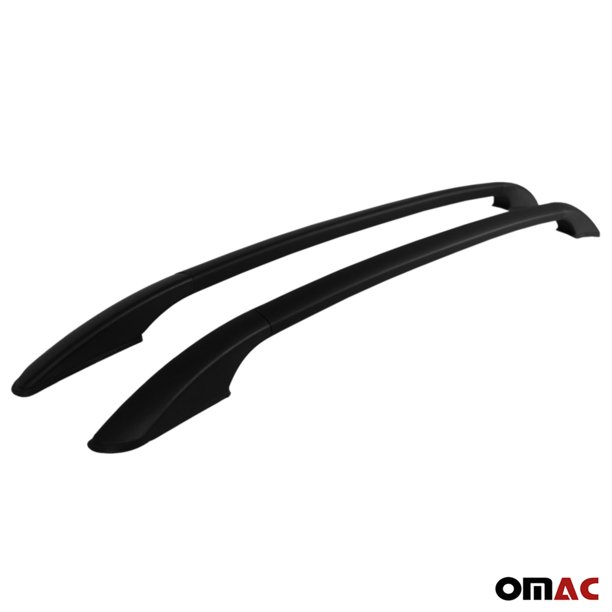 Top Roof Rack Side Rails Bars Black Set For Isuzu DMax 20122019