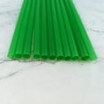 thumbnail image 5 of 200PCS 10.2 Inches Disposable Decorative Green Plastic Straws for Birthday Wedding Cocktail Party Supplies (0.23 * 10.2inch) (Green), 5 of 13