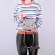 thumbnail image 4 of Bolso Bandolera Ygjytge Piggy Bag material PU gris Tamaño pequeño, 4 of 9