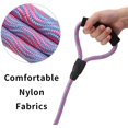 thumbnail image 4 of 1-pack dubbla hundkoppel, nylon hundkoppel splitter med mjukt handtag, trasselfritt dubbelkoppel för promenader och träning med 2 hundar, 4 of 5