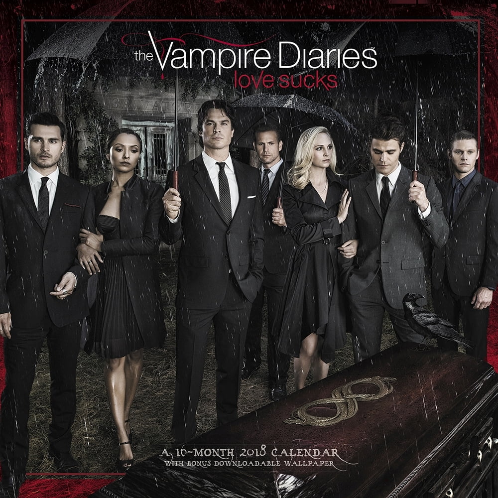 The Vampire Diaries Wall Calendar, Drama TV by ACCO Brands Walmart