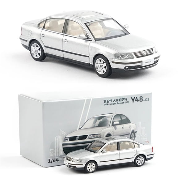 1/64 Alloy Simulation Diecast Vehicle Model Toys Volkswagen Sedan Collection Ornaments Gen.5 Passat Car Model