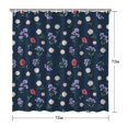 thumbnail image 5 of Pioneer Flower Floral Print Pattern Shower Curtain 72"x72", Bathroom Decorative Shower Curtain Set with 12 Hooks, Waterproof Washable, 5 of 6